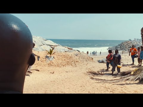 Beautiful moment at Oasis Beach Resort in Cape Coast Ghana 🇬🇭