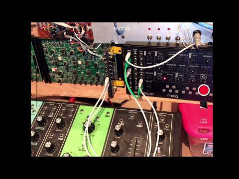 Moog Mavis being driven from Moog Werkstatt CV and Gate