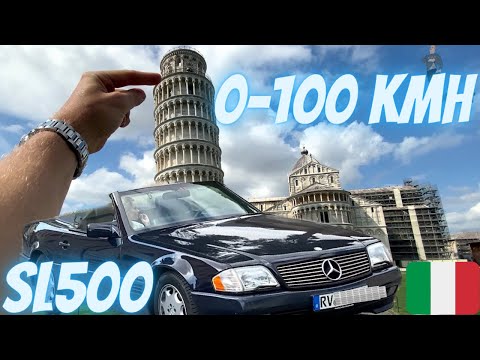 Durch Pisa brettern im SL500 | Mercedes Benz R129 | Italien Tour
