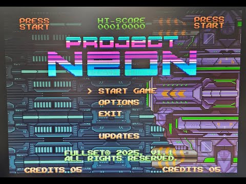 FULLSET's Project NEON update v1.1 for the Neo Geo AES via WIFI