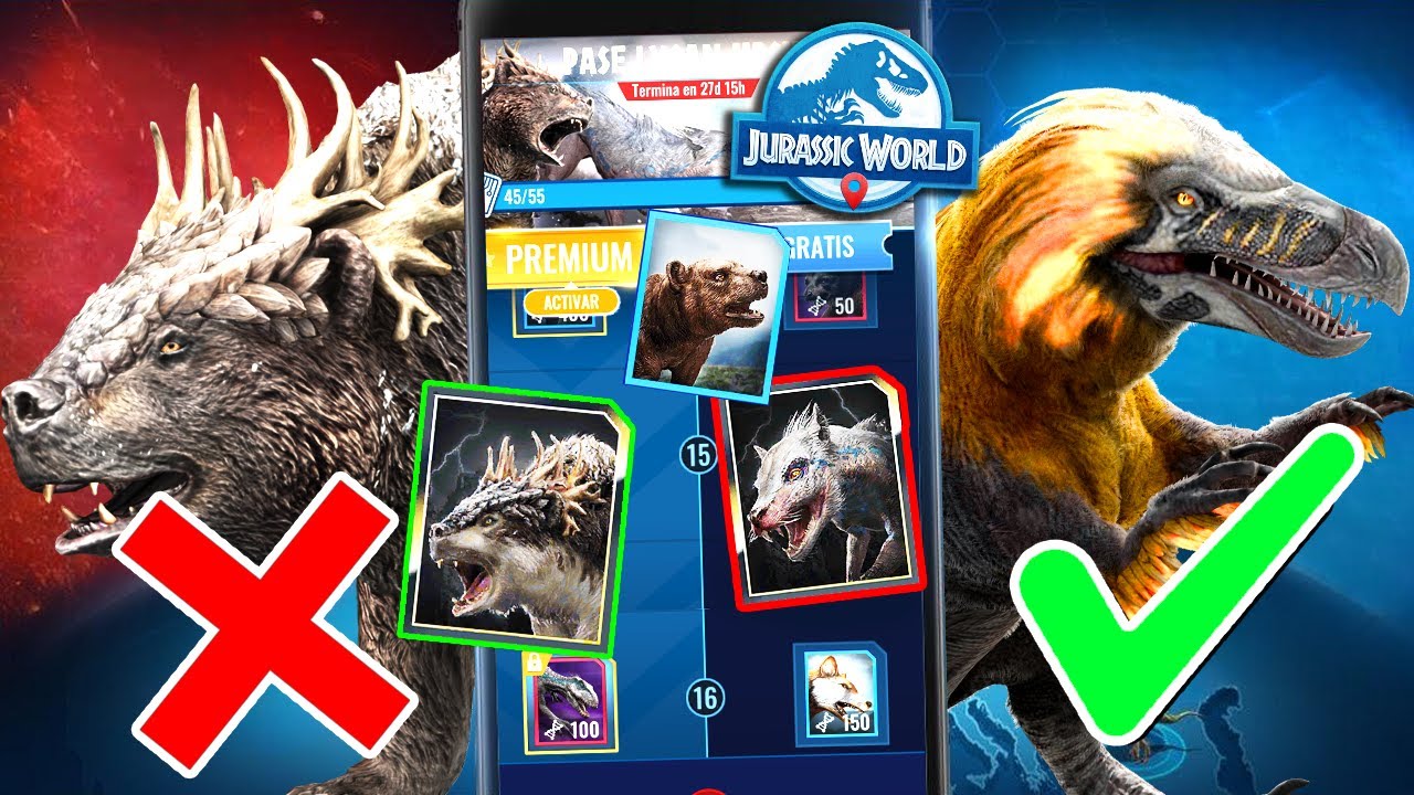 MERECE la PENA? ANTES de QUE COMPRES el PASE de BATALLA Jurassic World Alive