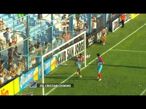 Gol de Chimino. Rafaela 0 Arsenal 5. Fecha 19.Torneo Primera División 2014.Fútbol Para Todos