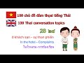 Học Tiếng Thái 100 Chủ đề Hội Thoại Tiếng Thái 28 Poltv