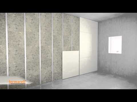 Montage d'une cloison avec Fermacell