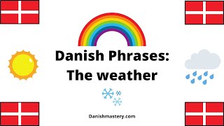 Danish phrases: The weather (Original live-stream)