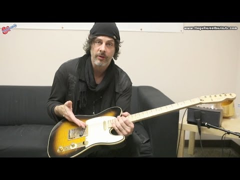 Richie Kotzen from The Winery Dogs Discussing and Demonstrating His Signature Fender Telecaster