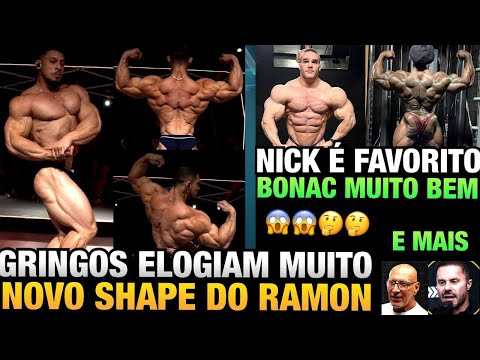 GRINGOS ASSUSTADOS COM RAMON DINO (SHAPE ATUAL) - NICK WALKER E BONAC ATUALIZAM E MAIS