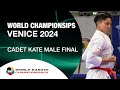 CADET KATA MALE FINAL World Cadet Junior U21 Karate Championships WKF