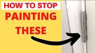 How To Tape Door Hinges For Painting