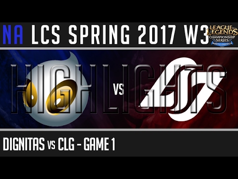 Dignitas vs CLG Highlights Game 1 - NA LCS W3D3 Spring 2017 - DIG vs CLG G1