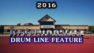 2016 Drum Line Feature • Hudson High School 