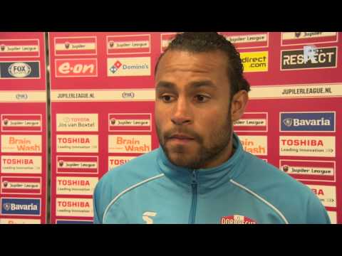 Warner Hahn na afloop van FC Den Bosch - FC Dordrecht