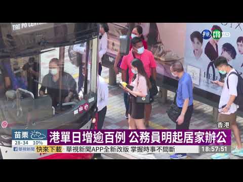 單日確診新高! 香港7/19逾百人染疫