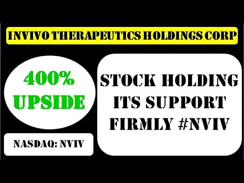 Invivo Therapeutics Holdings Corp Stock holding its support firmly #nviv - nviv stock