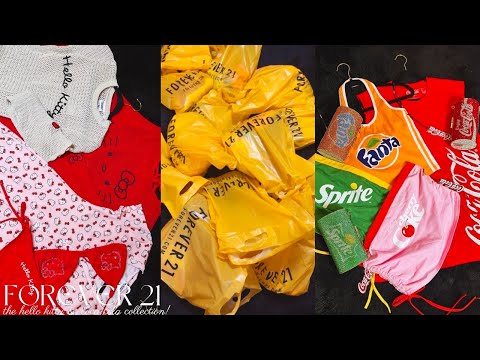 $900 HUGE FOREVER 21 COLLECTIVE HAUL | FT. HELLO KITTY, COCA COLA & SODA COLLECTIONS | 30+ ITEMS!