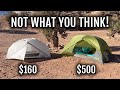 Cheap vs Expensive Backpacking Tents! The Truth!