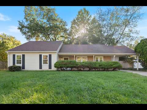 Charming Single-Level Home with Spacious Backyard on a Quiet Alexandria Cul-de-Sac property video