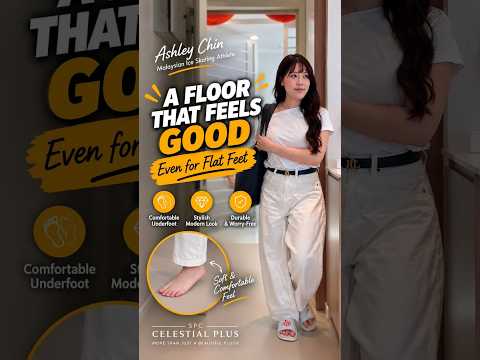 Ashley Said - Comfortable Even For Flat Feet | SPC CELESTIAL Plus | SPC Flooring | Queens Floor