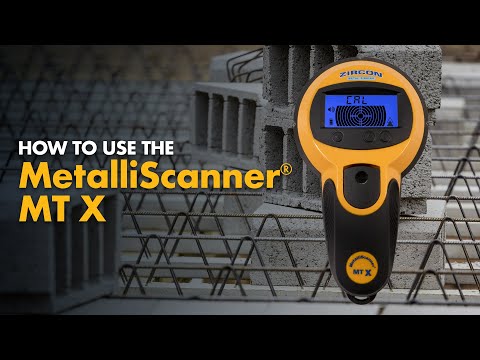 How to Find Rebar with the Zircon MetalliScanner® MT X Metal Detector