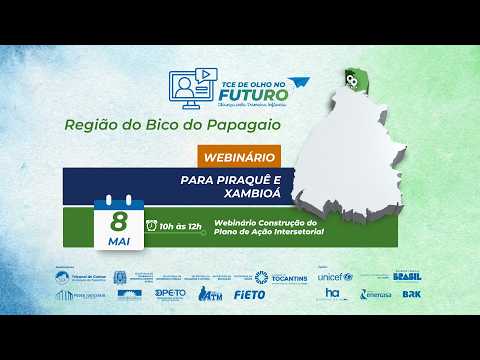1º Webinário Construção do Plano de Ação Intersetorial.
