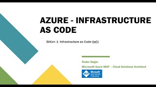 Azure - Infrastructure as Code - Bölüm 1: Infrastructure as Code (IaC)