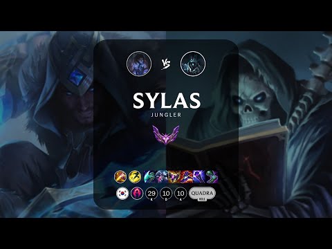 Sylas Jungle vs Karthus - KR Master Patch 13.12