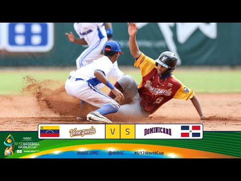 Highlights: 🇻🇪 Venezuela vs. Dominican Republic 🇩🇴 WBSC U-12 Baseball World Cup - Super Round