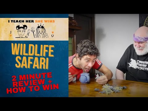 Wildlife Safari in 2 Minutes! Review, Strategy & Laughs – I Teach Her She Wins
