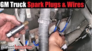 How to change SPARK PLUGS & Wires in a 1999-2013 Silverado, Sierra, Tahoe & Yukon| AnthonyJ350