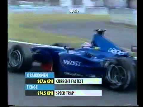 F1 Japanese GP Suzuka 2001 Qualifying   Tomas Enge Huge Slide At 130R!