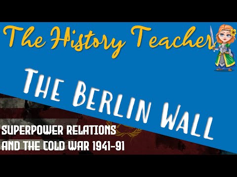 The Berlin Wall - Superpower Relations and the Cold War GCSE Edexcel 9-1