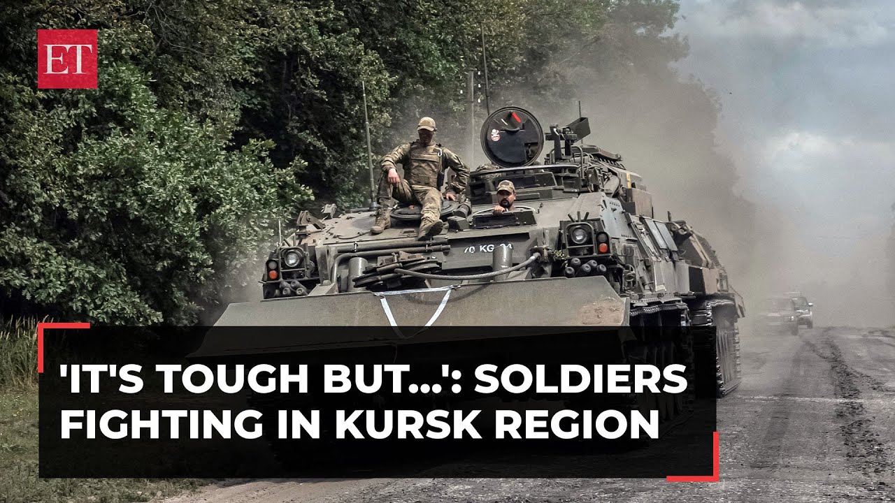 Russia-Ukraine War: Soldiers fighting in Kursk region say 'it's tough' but worth it