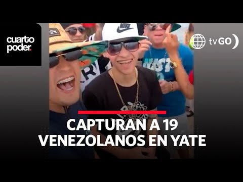 Venezuelan criminals partying on a yacht | Cuarto Poder