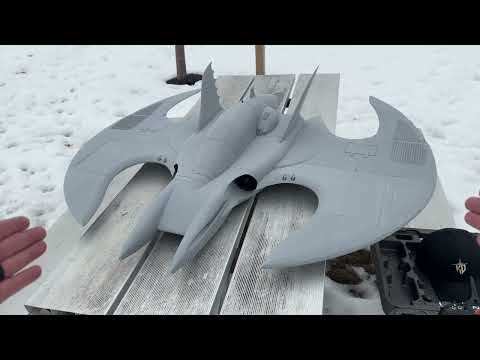 Flying a Batwing RC Airplane