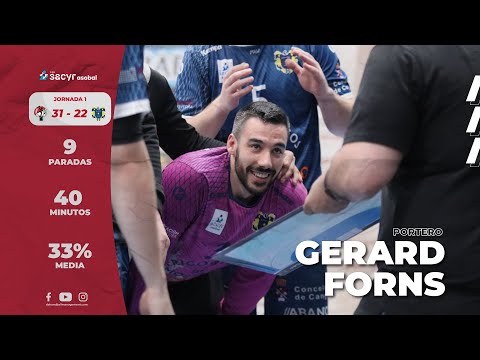 Gerard Forns | C.B. Nava vs Frigoríficos Morrazo Balonmán Cangas | 21-22