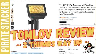 Pirate Approved TOMLOV Digital Microscope ~ Must Have 4 Coin Collecting! #coin #TOMLOV #microscope