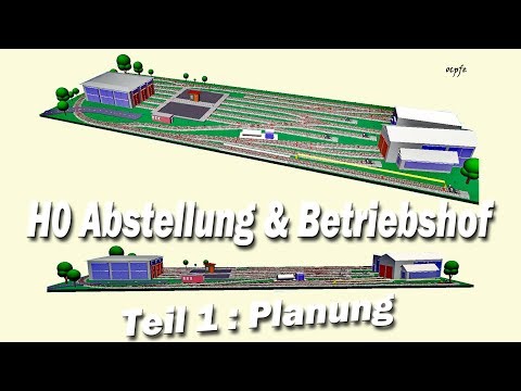 H0 Abstellung & Betriebshof - Planung und Material