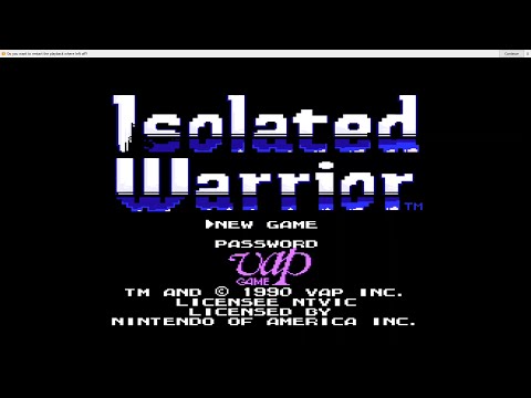 Isolated Warrior (NES) - 01 Full Playthrough