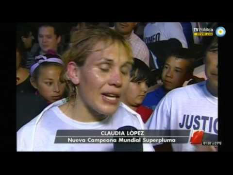 Claudia Lopez luego de Maderna - Nueva Campeona IBF-FIB