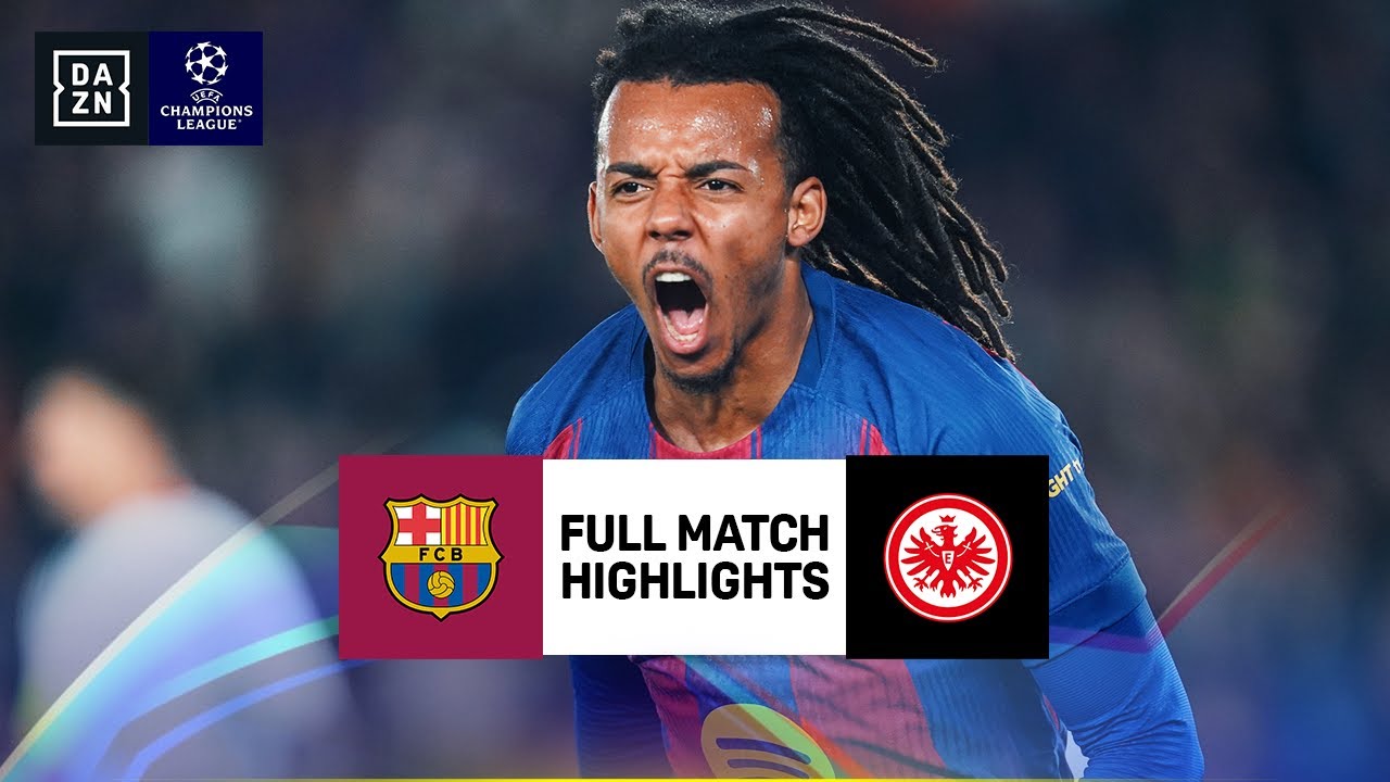 Barcelona vs Eintracht Frankfurt | UEFA Champions League Highlights | Matchday 6 | 2025-2026