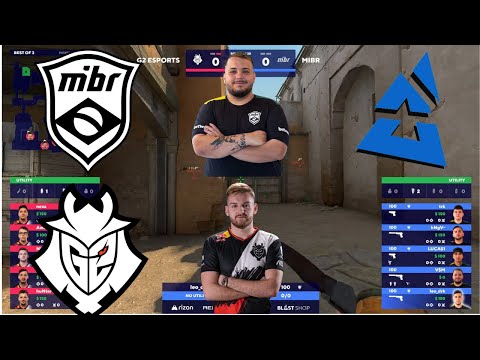 MIBR vs G2 - DUST2 map 2 - BLAST Premier Fall 2020 | CSGO