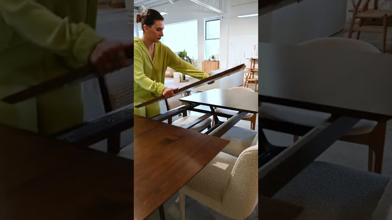 Get big style out of a small space with extendable dining tables!