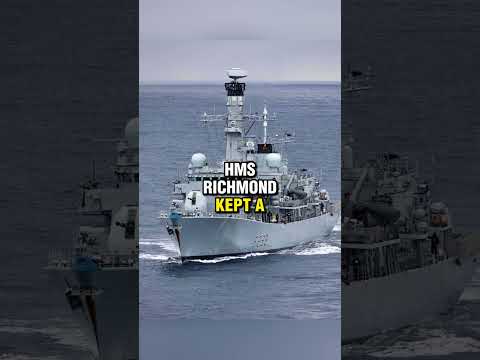 Royal Navy Shadow Russian Warship in English Channel