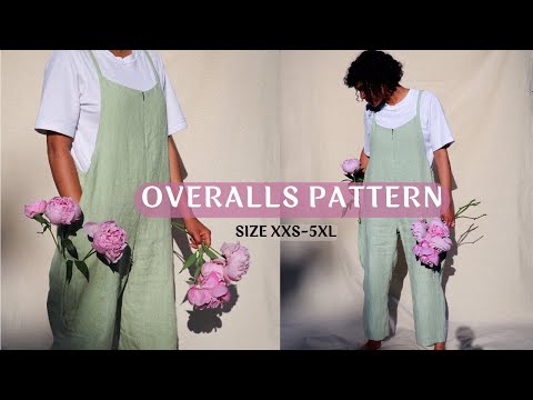 Diy Overalls Jumpsuit Meadow Overalls Pdf Pattern Tutorial