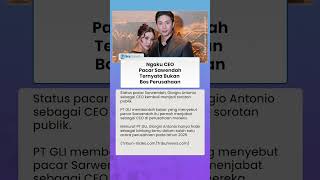 PT GLI Bantah Kabar Pacar Sarwendah Giorgio Antonio Menjabat Sebagai CEO Perusahaan