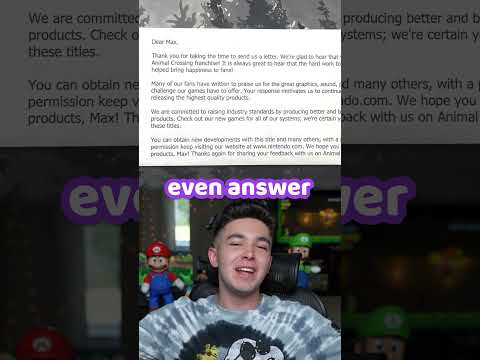 Nintendo Responded to My Letter... AGAIN!