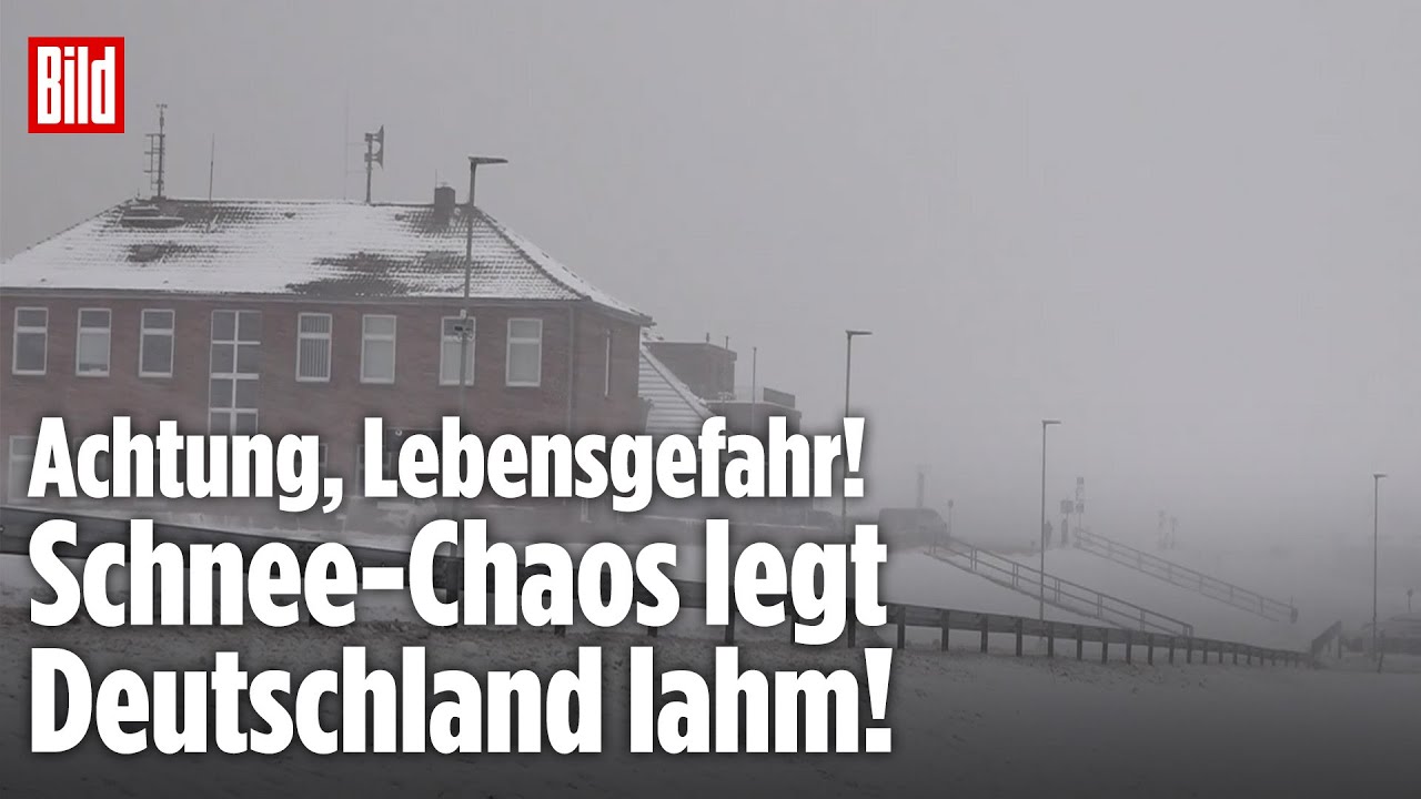 SCHNEE-CHAOS: Lebensgefahr! Blizzard legt Deutschland lahm – Warnung vor Extrem-Wetter!