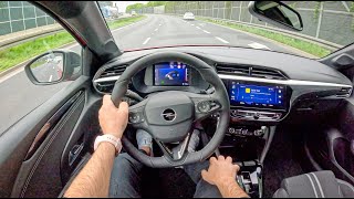 NEW Opel Corsa GS 2024 [1.2 Turbo Hybrid 136hp] |0-100| POV Test Drive #2036 Joe Black