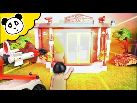 ⭕ KARLCHEN KNACK - MEGA Laser sprengt die komplette Bank weg - Playmobil Film