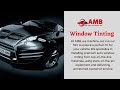 Window Quality Services by AMB Auto Glass and Window Tint